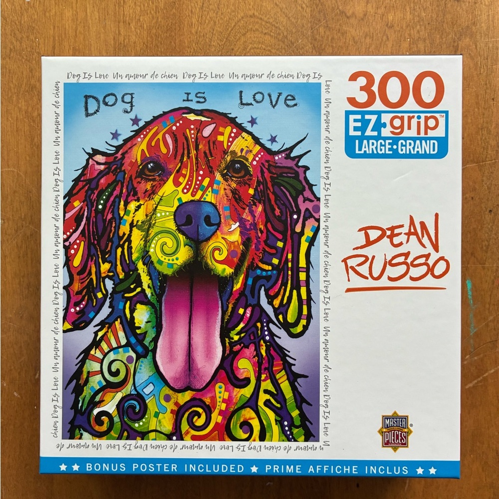 Colorful Dog Puzzle - 300 Piece